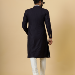 Classic Blue Berry Achkan for Men | Elegant Ethnic Wear | Jaipurio